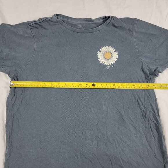 ONeill Sunflower Women Medium Black Graphic T Shirt Casual Outdoors Lightweight - Picture 5 of 8